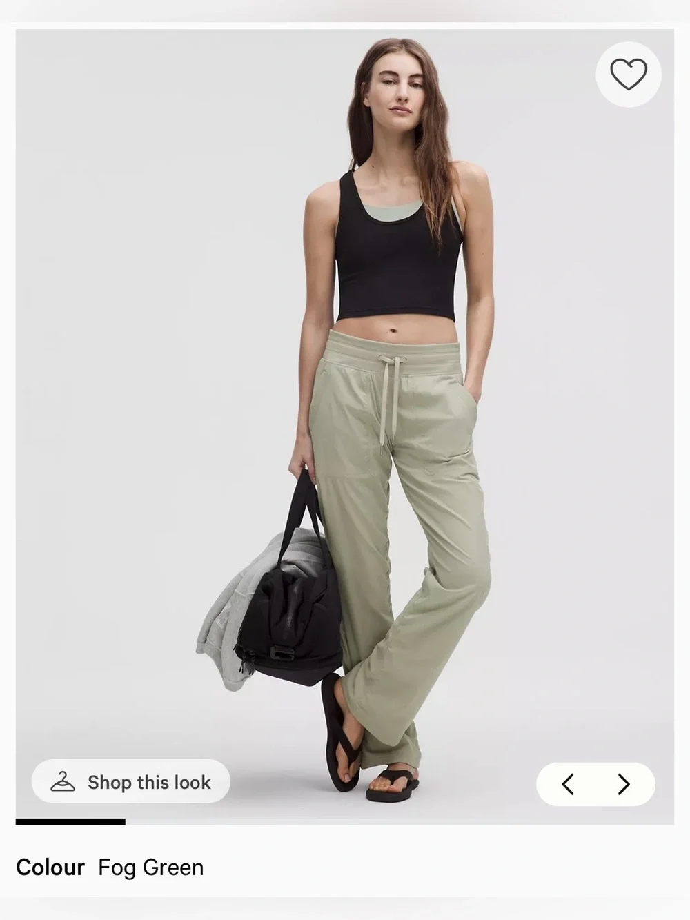 lululemon athletica Fog Green Relaxed Drawstring Joggers